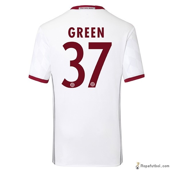 Camiseta Bayern de Múnich Replica Tercera Ropa Green 2016/17 Blanco